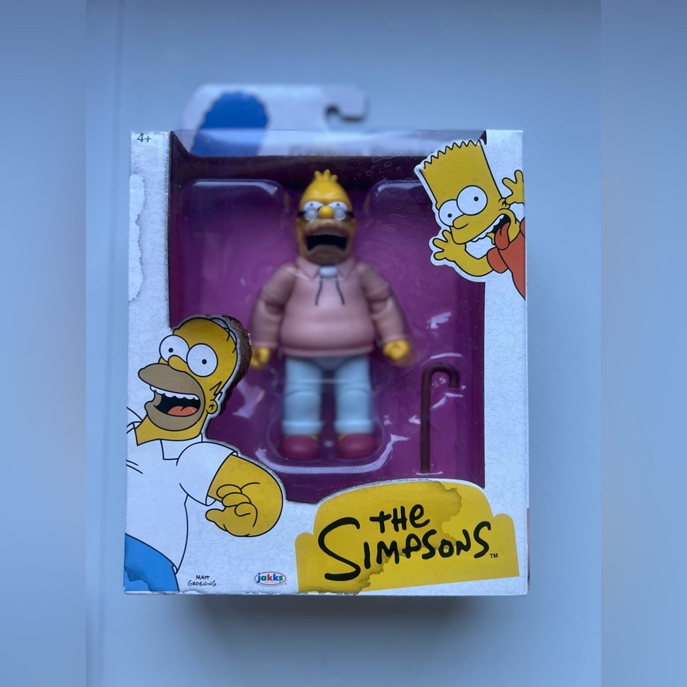 The Simpsons Wave 5 Grandpa Action Figure (Cane) - Picture 2 of 5
